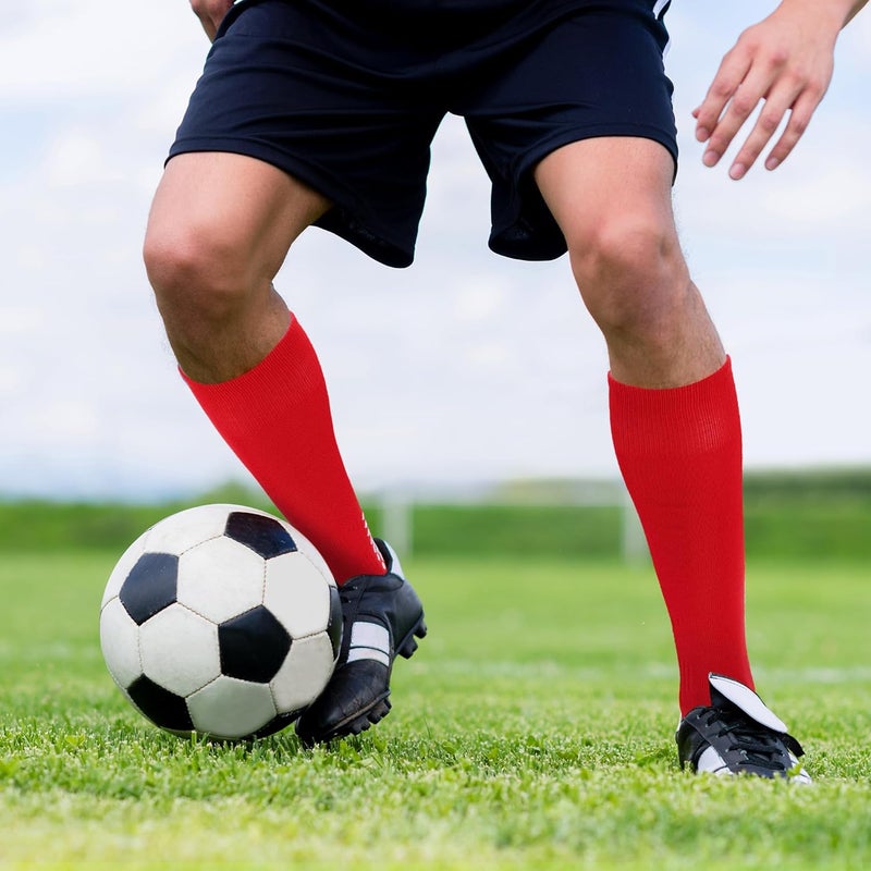 Ultrafun 2/4 Pairs Grip Soccer Socks Non Slip Knee High Compression Soccer Football Socks - Image 5